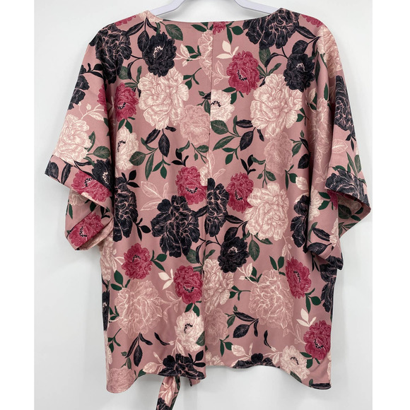 SOLD Marc New York Pink Floral Kimono Blouse Shirt NEW - Picture 4 of 14